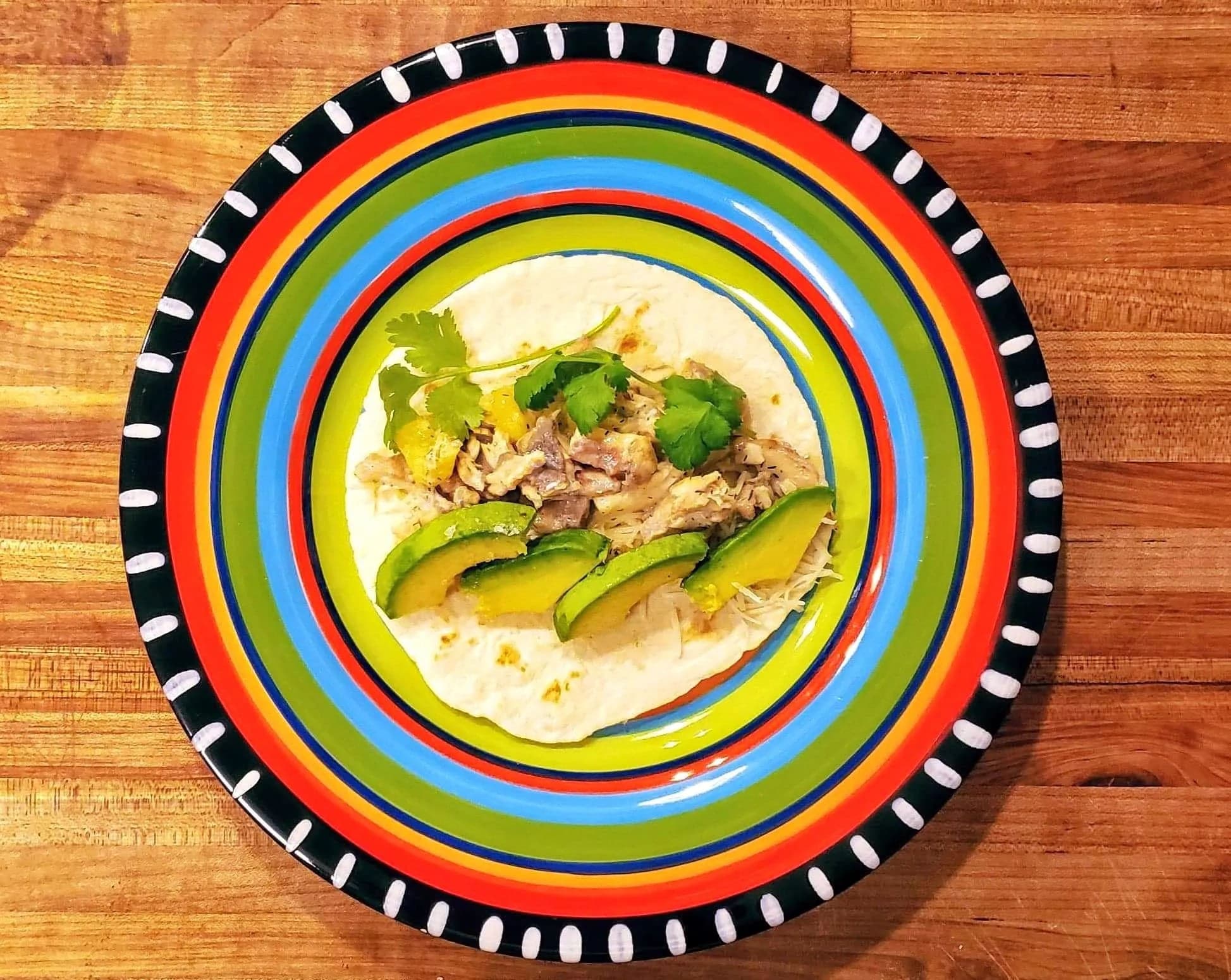 Coconut Mango Iguana Tacos